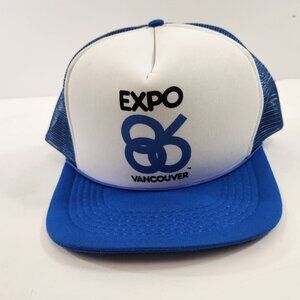 Vintage Expo 86 Official Souvenir Trucker Hat